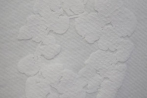 新品未使用 DENIM TEARS デニムティアーズ MONO ALL OVER WREATH パーカー 95B700A0 サイズL 24SS ホワイト 総柄 中古 4c075166