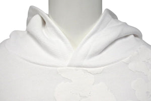 新品未使用 DENIM TEARS デニムティアーズ MONO ALL OVER WREATH パーカー 95B700A0 サイズXL 24SS ホワイト 総柄 中古 4c075167