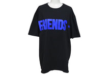 Load image into Gallery viewer, 新品未使用 VLONE ヴィーロン FRIENDS フレンズ ロゴ 半袖Tシャツ トップス コットン ブラック ブルー サイズS 中古 4c075171