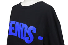 Load image into Gallery viewer, 新品未使用 VLONE ヴィーロン FRIENDS フレンズ ロゴ 半袖Tシャツ トップス コットン ブラック ブルー サイズS 中古 4c075171