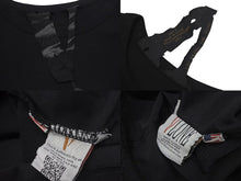 Load image into Gallery viewer, 新品未使用 VLONE ヴィーロン FRIENDS フレンズ ロゴ 半袖Tシャツ トップス コットン ブラック ブルー サイズS 中古 4c075171