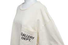 画像をギャラリービューアに読み込む, 未使用 GALLERY DEPT ギャラリーデプト CLASSIC Logo クラシックロゴ 半袖Tシャツ USA製 コットン アイボリー サイズM 中古 4c075173 