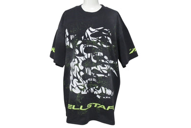 新品未使用 HELLSTAR ヘルスター 24FW ソーン プリント 半袖Ｔシャツ ブラック パッチ トゥ パラダイス トップス サイズS 中古 4c075177