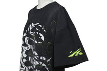 Load image into Gallery viewer, 新品未使用 HELLSTAR ヘルスター 24FW ソーン プリント 半袖Ｔシャツ ブラック パッチ トゥ パラダイス トップス サイズS 中古 4c075177