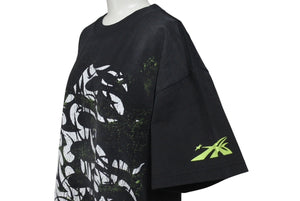 新品未使用 HELLSTAR ヘルスター 24FW ソーン プリント 半袖Ｔシャツ ブラック パッチ トゥ パラダイス トップス サイズS 中古 4c075177