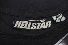Load image into Gallery viewer, 新品未使用 HELLSTAR ヘルスター 24FW ソーン プリント 半袖Ｔシャツ ブラック パッチ トゥ パラダイス トップス サイズS 中古 4c075177