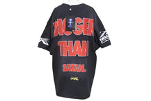 Load image into Gallery viewer, 新品未使用 HELLSTAR ヘルスター ビガー ザン サタン プリント 半袖Ｔシャツ ブラック トップス サイズXL 中古 4c075179