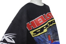 Load image into Gallery viewer, 新品未使用 HELLSTAR ヘルスター ビガー ザン サタン プリント 半袖Ｔシャツ ブラック トップス サイズL 中古 4c075180