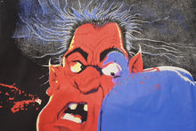 Load image into Gallery viewer, 新品未使用 HELLSTAR ヘルスター ビガー ザン サタン プリント 半袖Ｔシャツ ブラック トップス サイズL 中古 4c075180