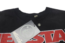 Load image into Gallery viewer, 新品未使用 HELLSTAR ヘルスター ビガー ザン サタン プリント 半袖Ｔシャツ ブラック トップス サイズL 中古 4c075180