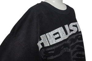 未使用 HELLSTAR ヘルスター 24FW スポーツファミリーグリッター半袖Ｔシャツ ブラック トップス サイズL 中古 4c075181 