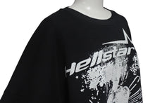Load image into Gallery viewer, 新品未使用 HELLSTAR ヘルスター ヴィクトリー サーマル プリント 長袖Ｔシャツ ブラック トップス サイズXL 中古 4c075184