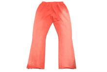 Load image into Gallery viewer, 新品未使用 HELLSTAR ヘルスター スポーツ スウェットパンツ E1A38A84 サイズXL レッド フレイムパターン ウォッシュド加工 中古 4c075185