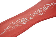 Load image into Gallery viewer, 新品未使用 HELLSTAR ヘルスター スポーツ スウェットパンツ E1A38A84 サイズXL レッド フレイムパターン ウォッシュド加工 中古 4c075185