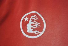 Load image into Gallery viewer, 新品未使用 HELLSTAR ヘルスター スポーツ スウェットパンツ E1A38A84 サイズXL レッド フレイムパターン ウォッシュド加工 中古 4c075185