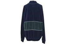 Load image into Gallery viewer, WU-WEAR ウーウェア ベロアジャージ トラックジャケット 90年代 サイズ M ネイビー グリーン 美品 中古 4c075202