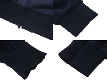 Load image into Gallery viewer, WU-WEAR ウーウェア ベロアジャージ トラックジャケット 90年代 サイズ M ネイビー グリーン 美品 中古 4c075202