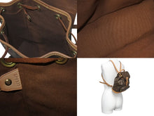 Load image into Gallery viewer, LOUIS VUITTON ルイヴィトン ミニモンスリ リュック バックパック M51137 モノグラム ブラウン 良品 中古 4c075204