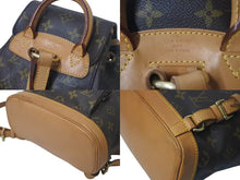 Load image into Gallery viewer, LOUIS VUITTON ルイヴィトン ミニモンスリ リュック バックパック M51137 モノグラム ブラウン 良品 中古 4c075204