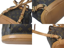 Load image into Gallery viewer, LOUIS VUITTON ルイヴィトン ミニモンスリ リュック バックパック M51137 モノグラム ブラウン 良品 中古 4c075204