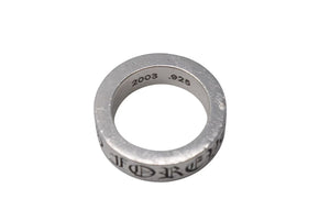 CHROME HEARTS クロムハーツ 6mm スペーサーリング Forever 指輪 サイズ10.5号 重量10.2g シルバー 925刻印 美品 中古 4c075207