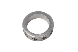CHROME HEARTS クロムハーツ 6mm スペーサーリング Forever 指輪 サイズ10.5号 重量10.2g シルバー 925刻印 美品 中古 4c075207