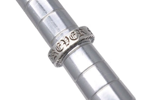 CHROME HEARTS クロムハーツ 6mm スペーサーリング Forever 指輪 サイズ10.5号 重量10.2g シルバー 925刻印 美品 中古 4c075207