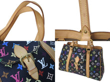 Load image into Gallery viewer, LOUIS VUITTON ルイヴィトン オーレリアMM トートバッグ M40095 村上隆 モノグラムマルチカラー ブラック 美品 中古 4c075212