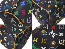 Load image into Gallery viewer, LOUIS VUITTON ルイヴィトン オーレリアMM トートバッグ M40095 村上隆 モノグラムマルチカラー ブラック 美品 中古 4c075212