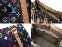 Load image into Gallery viewer, LOUIS VUITTON ルイヴィトン オーレリアMM トートバッグ M40095 村上隆 モノグラムマルチカラー ブラック 美品 中古 4c075212