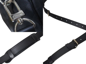 極美品 LOUIS VUITTON ルイヴィトン ボストンバッグ キーポル55 ダミエ グラフィット N41413 ブラック シルバー金具 中古 4c075215