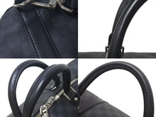 Load image into Gallery viewer, 極美品 LOUIS VUITTON ルイヴィトン ボストンバッグ キーポル55 ダミエ グラフィット N41413 ブラック シルバー金具 中古 4c075215