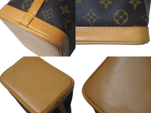 LOUIS VUITTON ルイヴィトン ミニノエ ハンドバッグ M42227 モノグラムキャンバス ゴールド金具 ブラウン 美品 中古 4c075221
