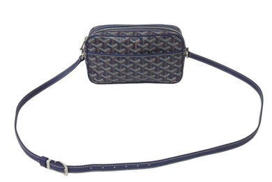 新品同様 GOYARD ゴヤール カップヴェールPMバッグ ショルダーバッグ CAPVE2PMLTY50CL50P ブラック PVC レザー 中古 4c075226