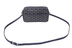 新品同様 GOYARD ゴヤール カップヴェールPMバッグ ショルダーバッグ CAPVE2PMLTY50CL50P ブラック PVC レザー 中古 4c075226