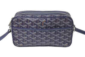 新品同様 GOYARD ゴヤール カップヴェールPMバッグ ショルダーバッグ CAPVE2PMLTY50CL50P ブラック PVC レザー 中古 4c075226