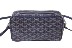 新品同様 GOYARD ゴヤール カップヴェールPMバッグ ショルダーバッグ CAPVE2PMLTY50CL50P ブラック PVC レザー 中古 4c075226
