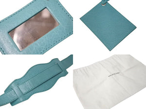 BALENCIAGA バレンシアガ ハンドバッグ Giant Mini City ジャイアントミニシティ ブルー レザー 309544 美品 中古 4c075231