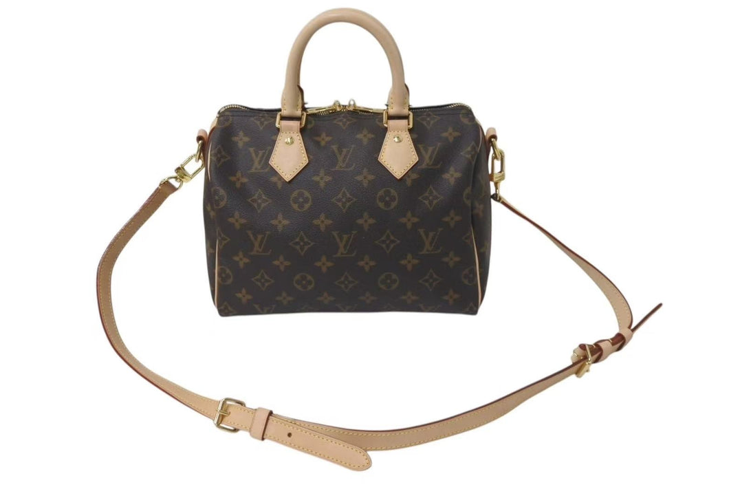 極美品 LOUIS VUITTON ルイヴィトン Speedy Bandouliere 25 モノグラム スピーディ バンドリエール 25 ハンドバッグ M46977 IC 中古 4c075234
