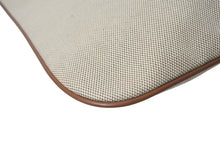 Load image into Gallery viewer, 新品未使用 MIUMIU ミュウミュウ ロゴ トートバッグ ショルダーバッグ IVY 5BG231 キャンバス レザー ホワイト ブラウン 中古 4c075237