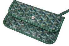 Load image into Gallery viewer, 新品未使用 GOYARD ゴヤール サンルイPM バッグ トートバッグ STLOUIPMLTY09CL09P PVC レザー ヘリンボーン グリーン 中古 4c075238