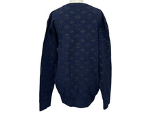 Load image into Gallery viewer, 極美品 LOUIS VUITTON ルイヴィトン 20AW ニット セーター モノグラム RM202Q TBV HIN44W ネイビー サイズXL 中古 4c075243