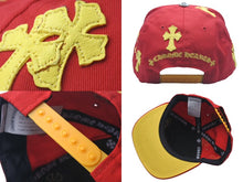 Load image into Gallery viewer, 新品同様 CHROME HEARTS クロムハーツ Cross Patch Baseball Cap クロスパッチベースボールキャップ 帽子 レッド ホワイト 中古 4c075245