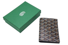 Load image into Gallery viewer, 新品未使用 GOYARD ゴヤール パスケース パスポートケース グルネル PVCコーティングキャンバス ブラック 中古 4c075253