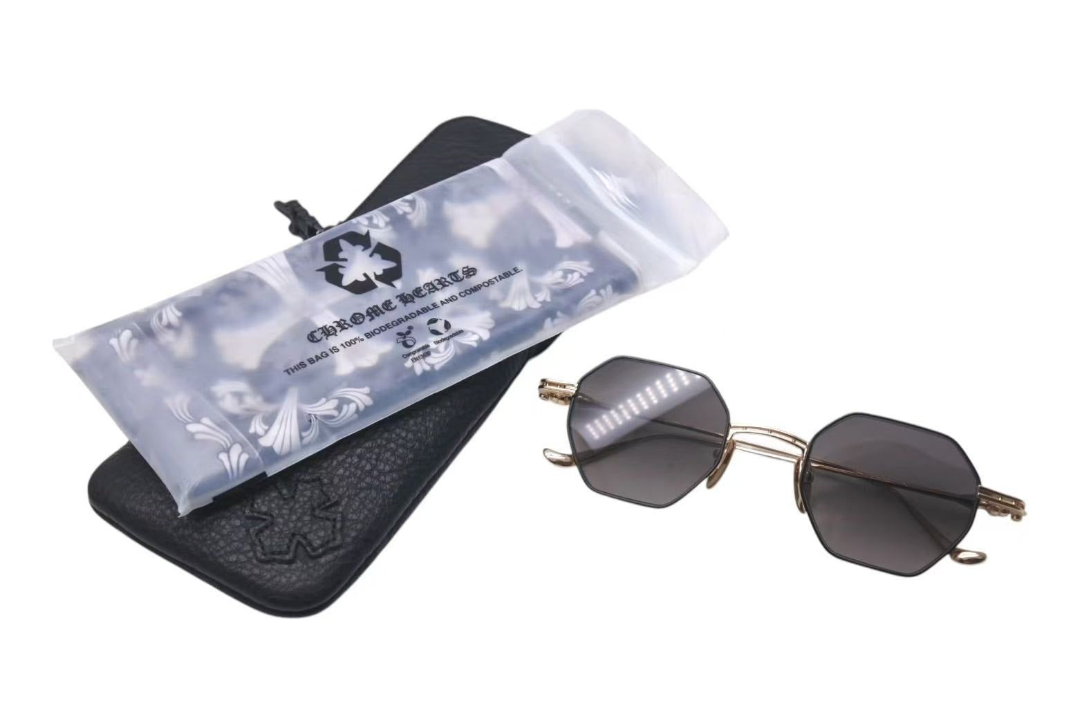 CHROME HEARTS (クロムハーツ) SPUR EM ブラック/ゴールド Chrome