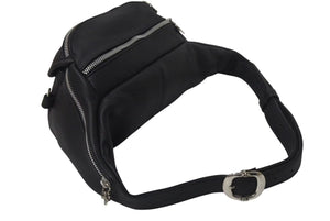 極美品 CHROME HEARTS クロムハーツ #1 SNAT PACK スナットパック ウエストバッグ ガンスリンガーベルト レザー 中古 4c075258