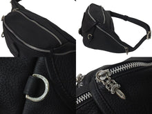 Load image into Gallery viewer, 極美品 CHROME HEARTS クロムハーツ #1 SNAT PACK スナットパック ウエストバッグ ガンスリンガーベルト レザー 中古 4c075258