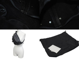 極美品 CHROME HEARTS クロムハーツ #1 SNAT PACK スナットパック ウエストバッグ ガンスリンガーベルト レザー 中古 4c075258
