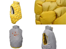 画像をギャラリービューアに読み込む, 極美品 KAPITAL キャピタル KEEL Weaving Vest キール ウィービングベスト EK-1550 ポリエステル イエロー サイズ2 中古 4c075259 