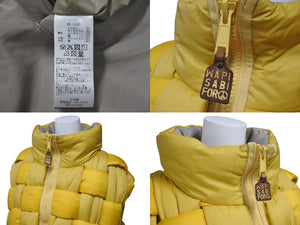 極美品 KAPITAL キャピタル KEEL Weaving Vest キール ウィービングベスト EK-1550 ポリエステル イエロー サイズ2 中古 4c075259 